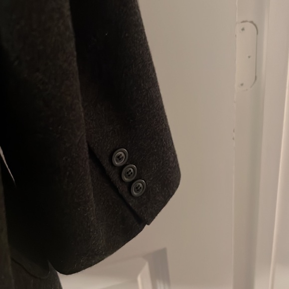 Jay Y Ko jacket XL dark grey peacoat unisex winter mid length casual preppy - Picture 12 of 15